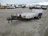 DETH T/A Tilt Deck Aluminum Equipment Trailer,