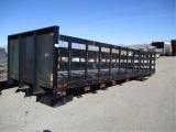 24' x 8' Flatbed Truck Body W/Stake Sides,