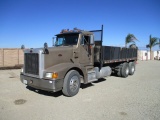 Peterbilt 377 T/A Flatbed Dump Truck,