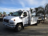 2005 GMC C4500 S/A Flatbed Utility Truck,