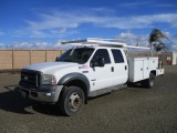 2007 Ford F550 XL Crew-Cab Utility Truck,