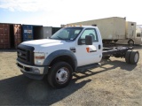 2009 Ford F550 S/A Cab & Chassis,