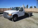 2001 Ford F550 S/A Cab & Chassis,