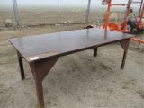 4' x 8' Steel Work Table