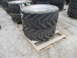 (2) IN445/50D710 Equipment Rims & Tires