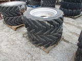 (2) IN445/50D710 Equipment Rims & Tires