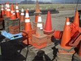 Lot Of Approx (64) Traffic Cones