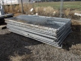 Lot Of (18) 6' x 10' Chain Link Fencing