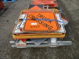 Lot Of Misc Construction Signs