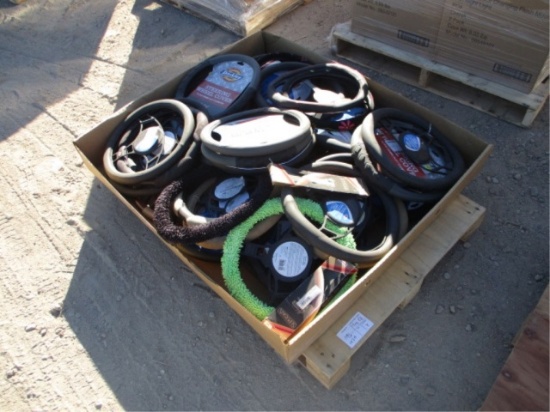 Pallet Of Misc Size Steering Wheel Covers