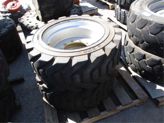 (2) 15-625 NHS Equipment Rims & Tires