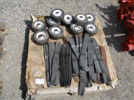 Pallet Of Approx (40) Mower Blades,