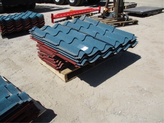 Lot Of 3' x 3'  & 1' x 2 Corrugated Roof Panels,