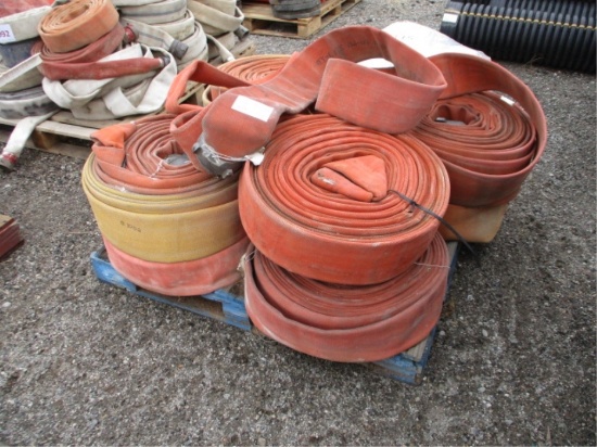 Lot Of (8) Rolls Of 5" Water Hose