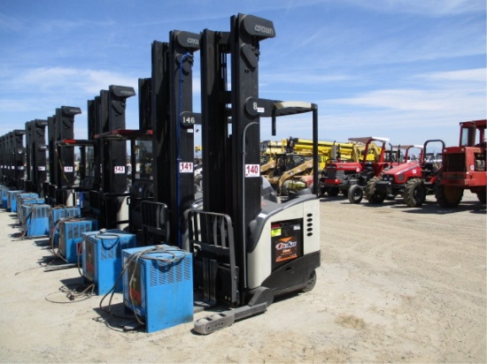 Crown RR5000 Stand-Up Narrow Aisle Forklift,