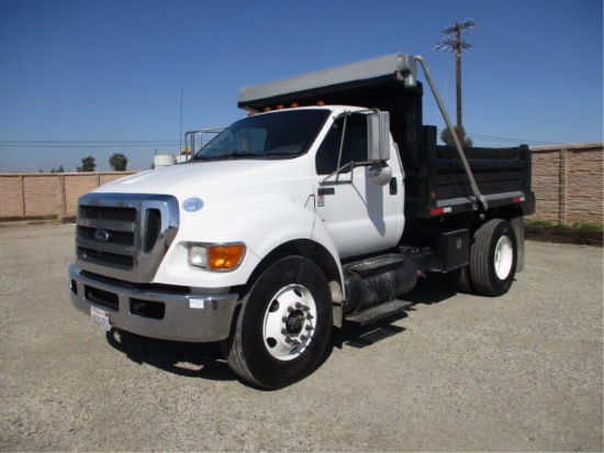 2015 Ford F750 S/A Dump Truck,