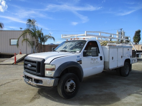 2008 Ford F450 XL S/A Utility Truck,