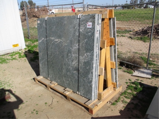 Lot Of (10) Slabs Of Marble