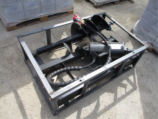 2021 Mower King SSECAG-Y Auger Attachment,