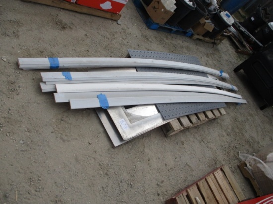 Lot Of Misc Base Boards, Plastic Speed Bumps,