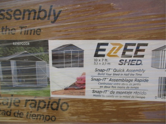 Lot Of EZEE 7' x 10' Outdoor Shed