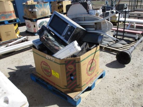 Lot Of Microwave, Heater, Blue Ray Player,