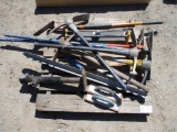 Lot Of (3) Pick Axes, Concrete Tool & Misc