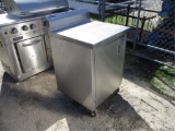 Universal Rolling Stainless Steel Cabinet/Table