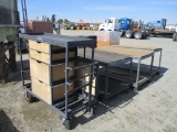 Lot Of (4) Tables On Wheels