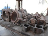 Lot Of Heavy Duty Metal Pipe Clamps