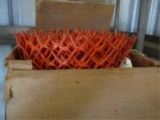 Lot Of Unused Rolls Of Construction Fencing