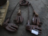 (2) Heavy Duty Steel Cable W/Clamp Ends