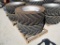 (2) IN445/50D710 Equipment Rims & Tires