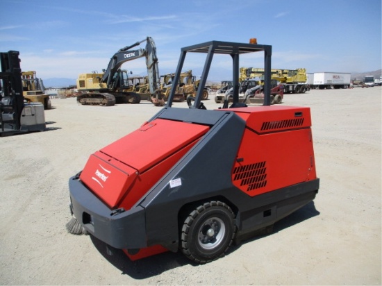 Powerboss SW/9XR Ride-On Sweeper,