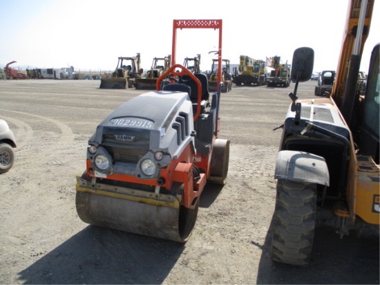 2012 Hamm HD10C Tandem Vibratory Roller,