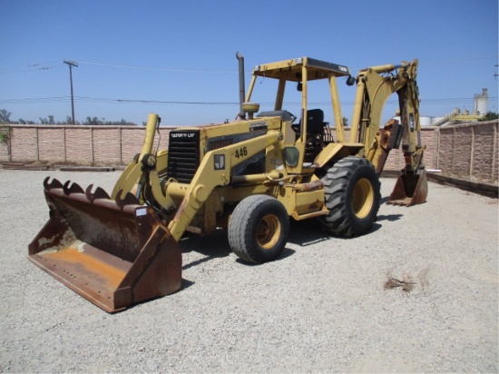 Caterpillar 446 Loader Backhoe,