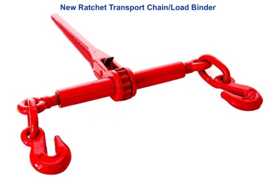 (2) Unused Ratchet Chain Binder