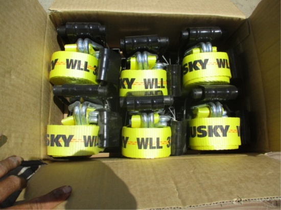 Unused Husky 2" x 27" HD Ratchet Straps,