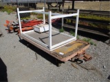 Towable Metal Cart & Metal Table