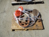 Pallet Of Misc Crane Accessory Parts,
