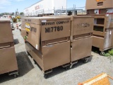 Lot Of (2) Knaack Job Site Tool Boxes
