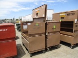 Lot Of (2) Knaack Job Site Tool Boxes