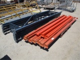 (2) Pallets Of Heavy Duty Warehouse Pallet Racking