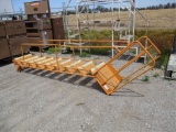 9' Metal Warehouse Step Ladder