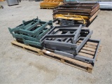(2) Pallets HD Metal Feet Panels,