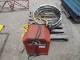 Lot Of Lincoln Arc AC225 Welder & Barbed Wire