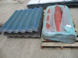 Lot Of (2) Bundles Of Misc Metal Roofing