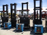 Crown SP3500 Stand-Up Narrow Aisle Forklift,