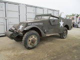 White M3A1 Military Scout Vehicle,