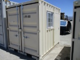 Unused 9' Portable Office Container,